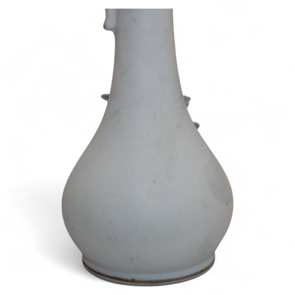 Lefton China Hand Painted Porcelain Pitcher Vase W/ Floral Details 7" Tall Japan - Picture 4 of 9